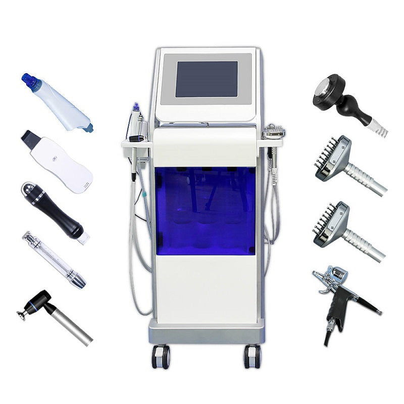 Professional face beauty equipment 9 in 1 hydro dermabrasion machine deep cleaning beauty device