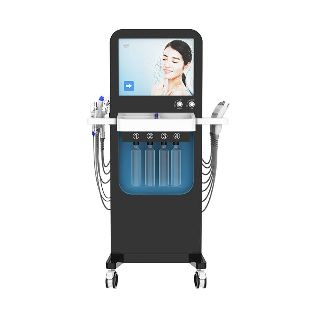 14 In 1 Korea Aqua Peeling Machine Hydro Oxyge Facial Diamond Dermabrasion Machine H2o2 Hydrafacials Machine