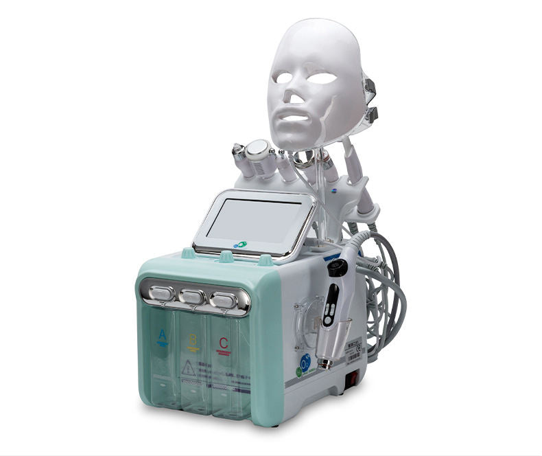 8 in 1 Hydrogen water Dermabrasion Oxgen jet Peel Diamond Oxygen facial machine microcurrent machine salon equipment