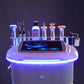 Hydro Dermabrasion Machine High Frequency Ultrasonic Galvanic Facial Scrub Multifunction Spa Facial Massager