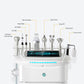 Hydro Dermabrasion Machine High Frequency Ultrasonic Galvanic Facial Scrub Multifunction Spa Facial Massager
