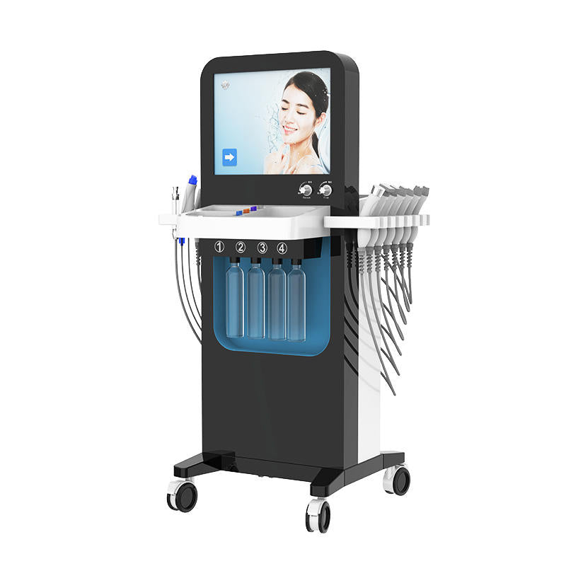 14 In 1 Korea Aqua Peeling Machine Hydro Oxyge Facial Diamond Dermabrasion Machine H2o2 Hydrafacials Machine