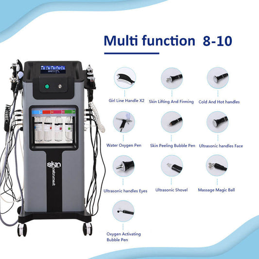 2023 Hydrafacy Facial 10 In 1 Hydra Water Peel Microdermabrasion Hydrodermabrasion Facial Machine hydro facials machine