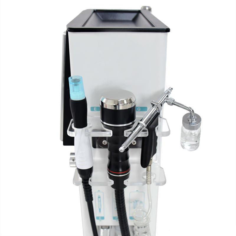 Vertical Multi-Functional 7 in 1 Microdermabrasion / Ultrasonic RF BIO Hydra Dermabrasion Hydro Facial Machine