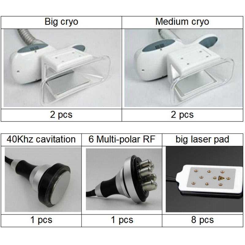 Professional Vertical Frozen Fat Dissolving Cavitation Slimming Machine for Home Use