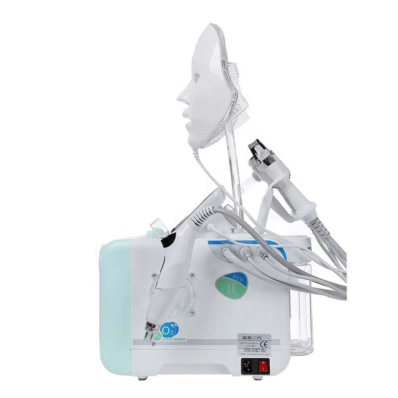 8 in 1 Hydrogen water Dermabrasion Oxgen jet Peel Diamond Oxygen facial machine microcurrent machine salon equipment