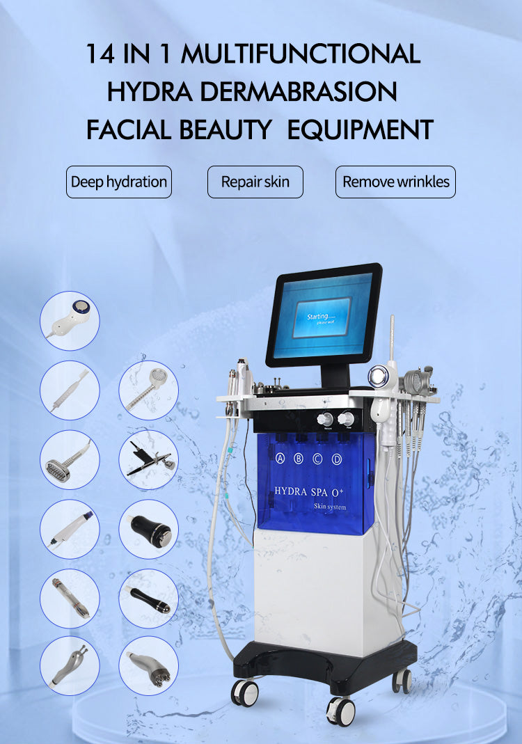 SPA800 12 In 1 Alice Bubble Peptide Facial Peeling Hydra Skin Care Beauty Machine