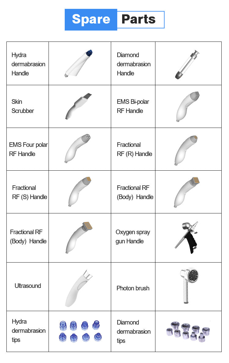 13 in 1 Hydro Dermabrasion RF Facial Beauty Equipment