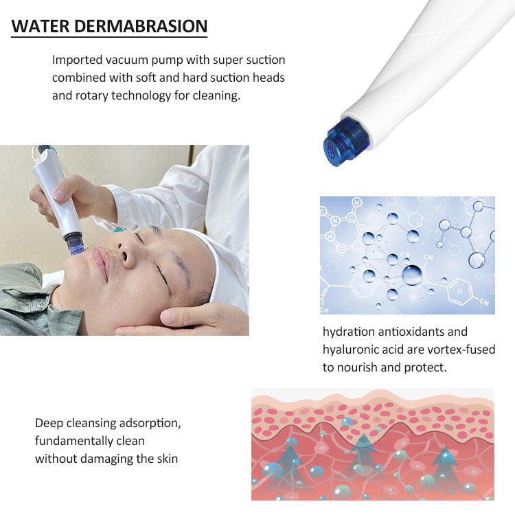 12 in 1 Hydra dermabrasion Facial Peeling Hydra Skin Care Beauty Machine