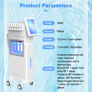 11 In 1  Facial Peeling Hydra dermabrasion Skin Care Beauty Machine