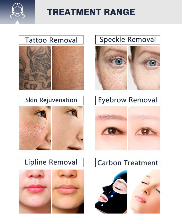 Picosecond Laser Tattoo Removal Device Pigmentation Therapy Skin Rejuvenation