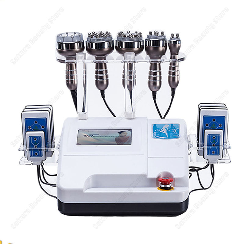 6 in 1 40k cavitation cellulite remover laser board beauty machine