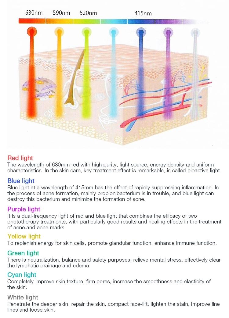 multifunctional  portable led light therapy machine pdt photon machine