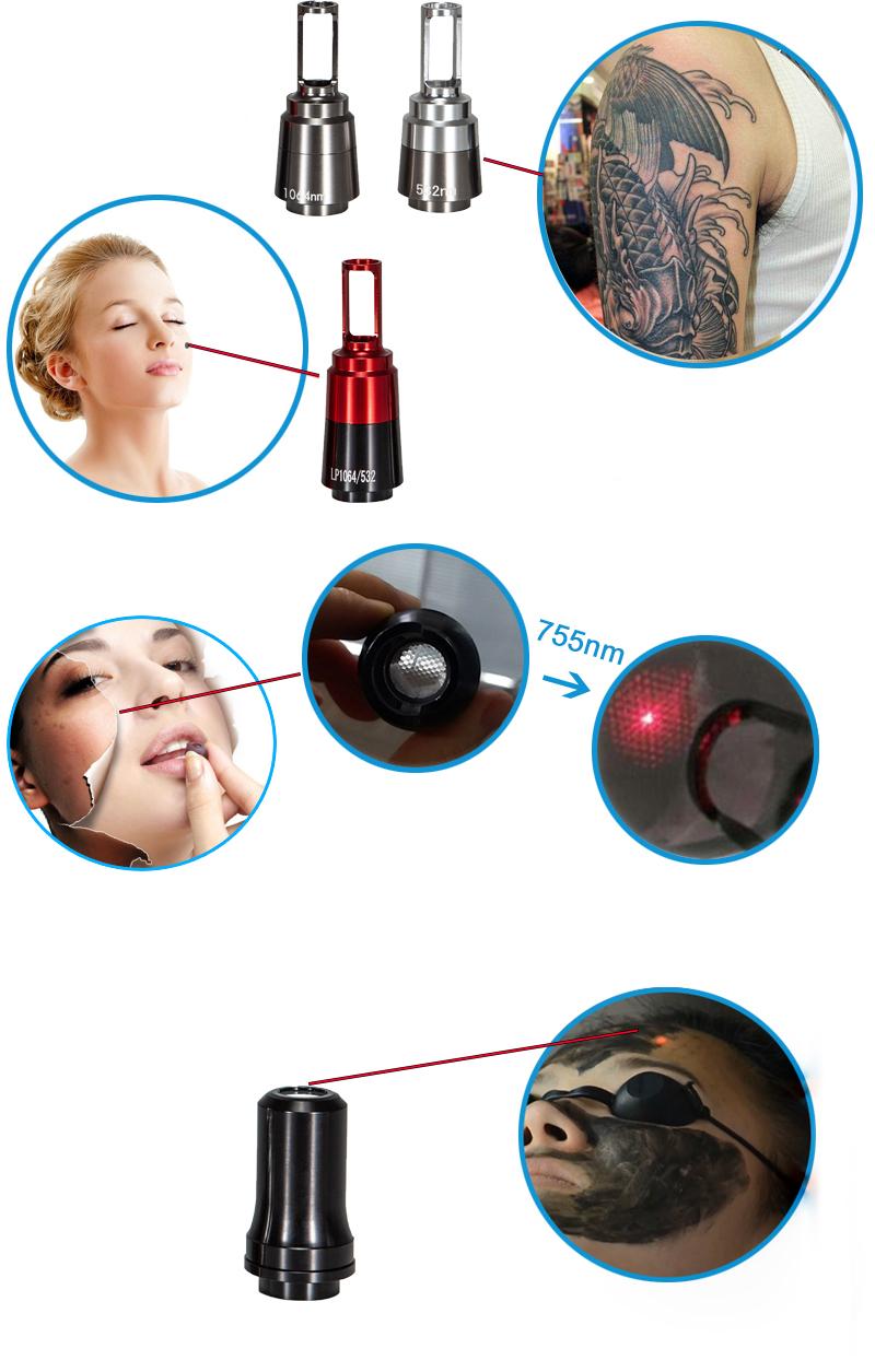 Vertical Picosecond Laser Tattoo Removal Pigmentation Therapy Device