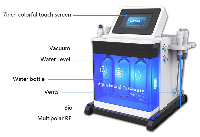 Spa660 Ultrasonic Hydrating Facial Microdermabrasion Machine Skin Care Machine