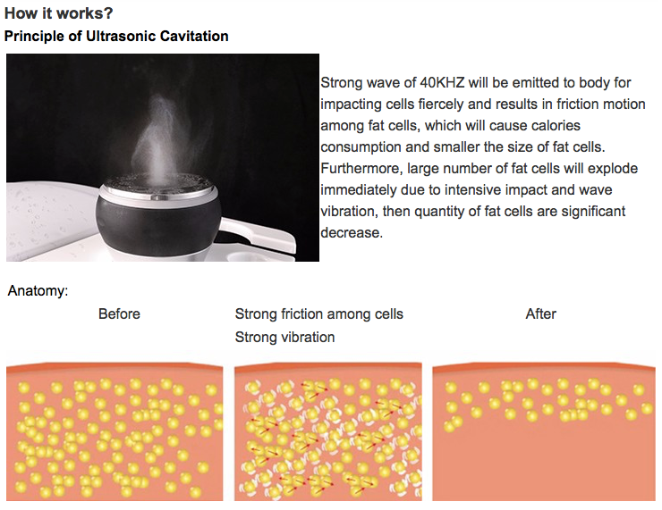 Multifunctional 40k 6 in 1 cavitation fat reduction Machine