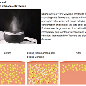 8 in 1 40k Ultrasound Cavitation Body Sculpting machine