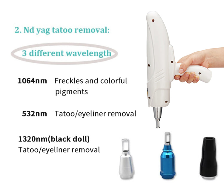 2 In 1 IPL Laser Hair Removal Depilator Tattoo Removal Machine