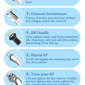 10 in 1 Ultrasonic Hydrating Facial Microdermabrasion Machine Skin Care Machine