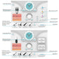 Hydradermabrasion 7 In 1 Alice Bubble Peptide Facial Peeling Hydra Skin Care Beauty Machine